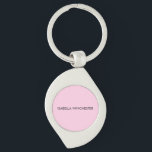 Brustkrebs-Bewusstsein Monat leicht rosa Brust Schlüsselanhänger<br><div class="desc">Brustkrebsbewusstsein Monat hellrosa schlichte Farbe moderne stilvolle mädchenhafte niedliche Text-Schlüsselanhänger. Vollständig anpassbarer schwarzer Text (oder Sie können ihn einfach löschen) Während des Brustkrebs-Aufklärungsmonats im Oktober und das ganze Jahr über tragen die Menschen rosa Bänder, um Überlebende zu ehren, sich die an der Krankheit verloren gegangenen zu merken und den Fortschritt...</div>