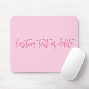 Brustkrebs-Bewusstsein Monat rosa benutzerdefinier Mousepad