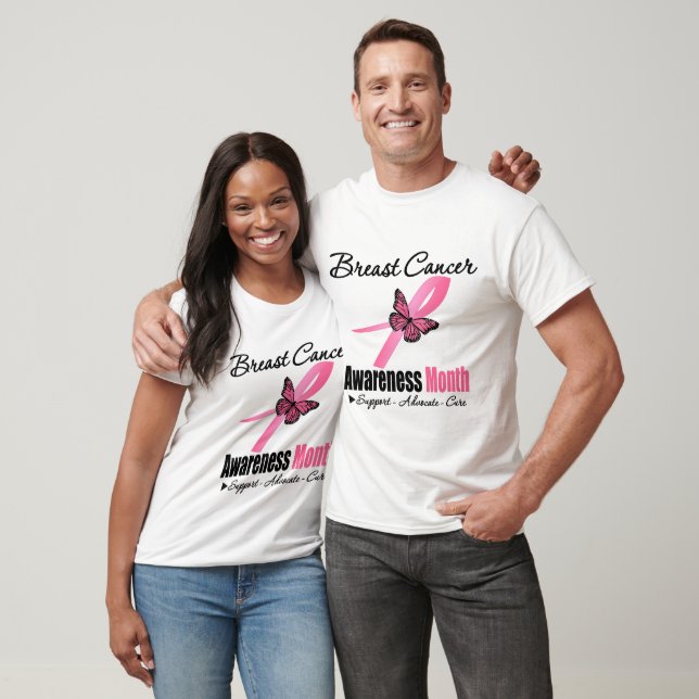Brustkrebs-BEWUSSTSEIN Monat T-Shirt (Unisex)