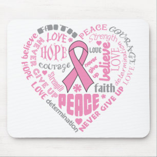 Brustkrebs-Bewusstsein Mousepad