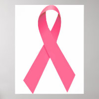 Brustkrebs-Bewusstsein Ribbon-Poster