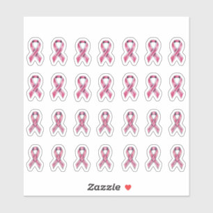 Brustkrebs-Bewusstsein Rosa Band Cut Vinyl Aufkleb Aufkleber