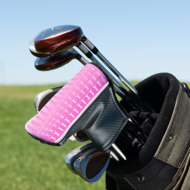 Brustkrebs-Bewusstsein Rosa Band Golf Headcover (In Situ)