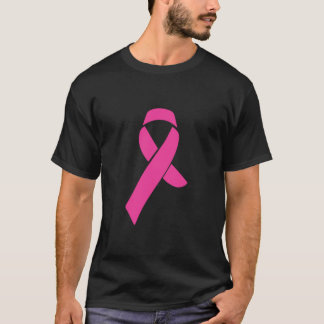 Brustkrebs Bewusstsein rosa Band I Tragen rosa T-Shirt