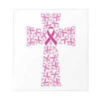 Brustkrebs-Bewusstsein rosa Band-Kreuz
