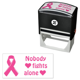 Brustkrebs-Bewusstsein Rosa Band Permastempel