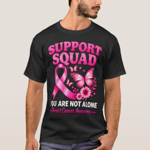 Brustkrebs-Bewusstsein Rosa Band Schmetterling T-Shirt