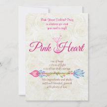 Brustkrebs Bewusstsein rosa Herzrhythmus Boho