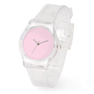 Brustkrebs-Bewusstsein rosa stylische niedliche Armbanduhr