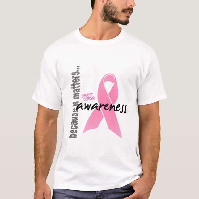 Brustkrebs-Bewusstsein T-Shirt (Vorderseite)
