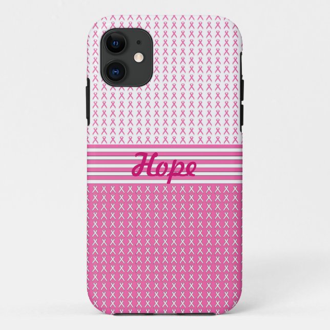 Brustkrebs-Bewusstseins-Bänder iphone Fall Case-Mate iPhone Hülle (Rückseite)