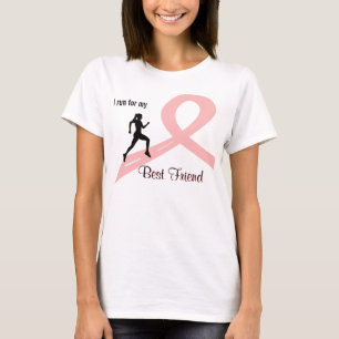 Brustkrebs-Bewusstseins-Frauen-Läufer-Shirt T-Shirt