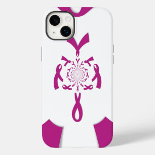 Brustkrebs-Bewusstseins-Kunstposter Case-Mate iPhone Hülle