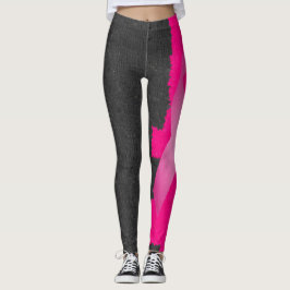 Brustkrebs-Bewusstseins-Leggings Leggings