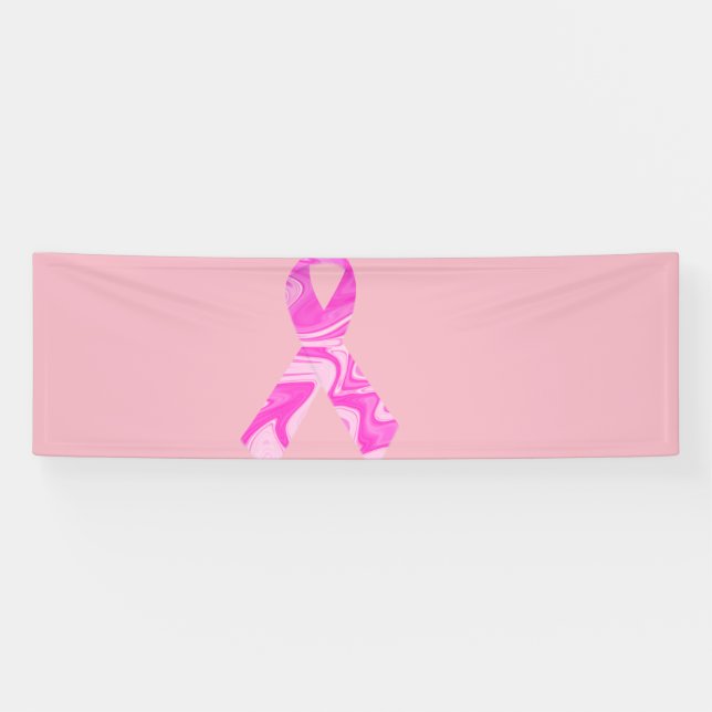 Brustkrebs-Bewusstseins-Party-Versorgungen und Banner (Horizontal)
