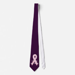 Brustkrebs-Bewusstseins-Rosa-Band-Entwürfe Krawatte