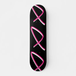 Brustkrebs-Bewusstseins-Skateboard - kundengerecht Skateboard