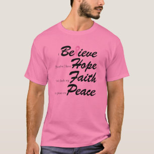 Brustkrebs-Bewusstseins-T - Shirt