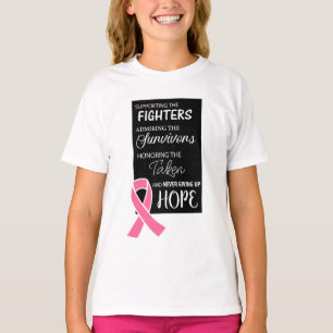 Brustkrebs-Bewusstseins-T-Shirts T-Shirt