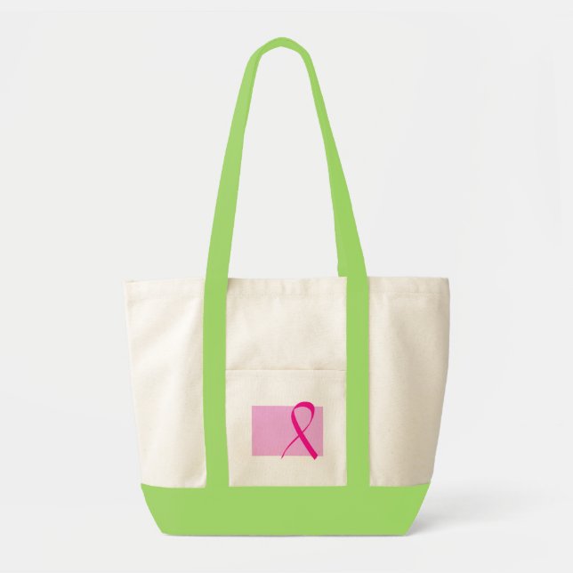 Brustkrebs-Bewusstseins-Tasche Tragetasche (Vorne)