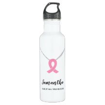 Brustkrebs-Bewusstseins-Wasser-Flasche,