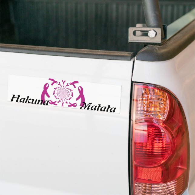 Brustkrebs-Bewusstseinsband Autoaufkleber (Auf Lkw)