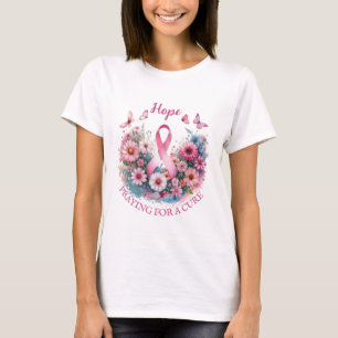 Brustkrebs-Bewusstseinsband T-Shirt