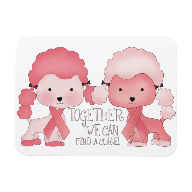 Brustkrebs-Bewusstseinsbildung Magnet (Horizontal)