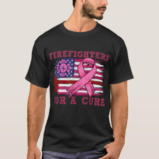 Brustkrebs-Bewusstseinsfeuer für ein Heilmittel T-Shirt