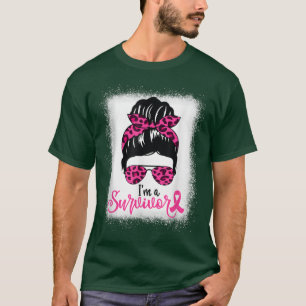 Brustkrebs-Bewusstseinslage Frauen Leopard Pri T-Shirt