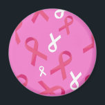Brustkrebs-Bewusstseinsüberlebnis Pink Ribbon Magnet<br><div class="desc">Brustkrebs-Bewusstseinsüberlebnis Pink Ribbon</div>