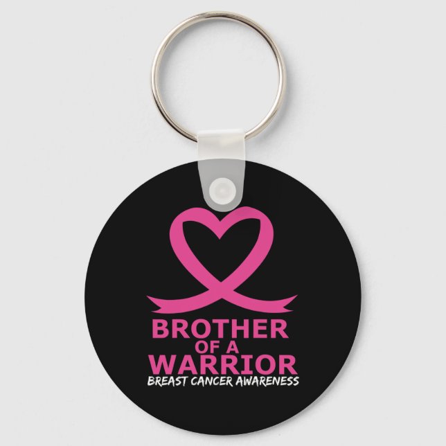 Brustkrebs Bruderschaft eines kriegerischen rosa H Schlüsselanhänger (Vorderseite)