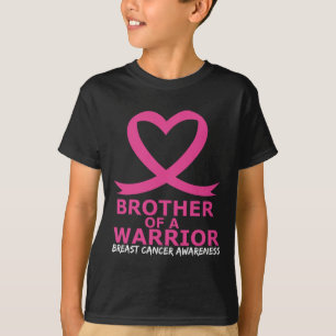 Brustkrebs Bruderschaft eines kriegerischen rosa H T-Shirt