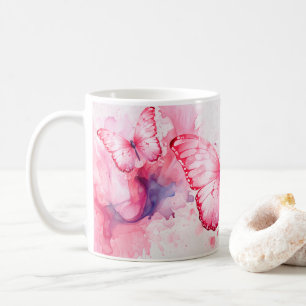 Brustkrebs-Butterfly Kaffeetasse