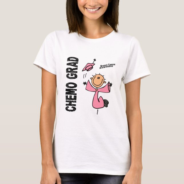 Brustkrebs CHEMO ABSOLVENT 1 T-Shirt (Vorderseite)
