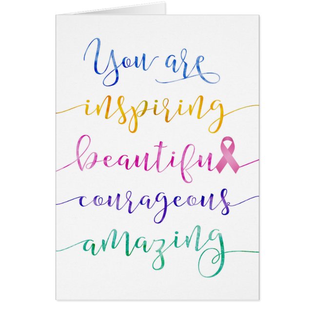 Brustkrebs - Denken Sie daran, wer Sie sind (Vorne)