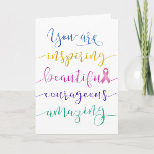 Brustkrebs - Denken Sie daran, wer Sie sind Karte