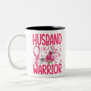 Brustkrebs eines Kriegers Zweifarbige Tasse