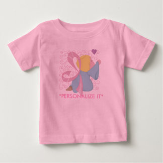 Brustkrebs-Engels-kundengerechter Säuglings-T - Baby T-shirt