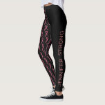 Brustkrebs - Führen Sie Ihren Namen Strong Pink Ri Leggings<br><div class="desc">Melden Sie sich den Rennen mit den rosafarbenen Bänder Leggings an, Ihren Namen und Ihre Stärke oder Ihre Unterstützer.</div>