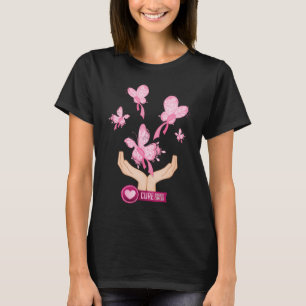 Brustkrebs heilen Schmetterlinge T - Shirt