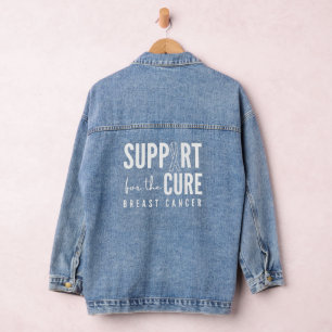 Brustkrebs heilt Frauen Denim Jacket Jeansjacke