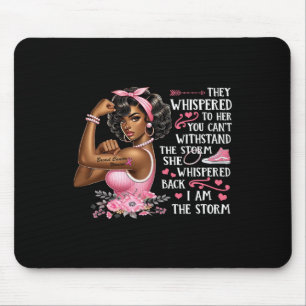 Brustkrebs Ich bin die schwarzen Sturmfrauen, die Mousepad