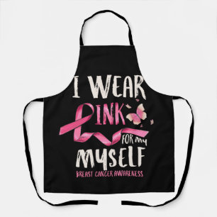 Brustkrebs Ich trage Pink für meine eigene Multifu Schürze
