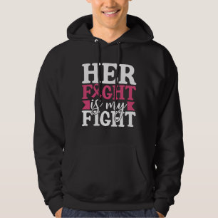 Brustkrebs Ihr Kampf ist meine Familie Frauen bekä Hoodie
