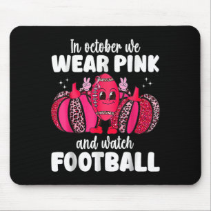 Brustkrebs im Oktober tragen wir rosa und schauen Mousepad