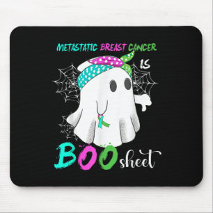 Brustkrebs ist Boo Sheet Halloween-Kostüm Mousepad