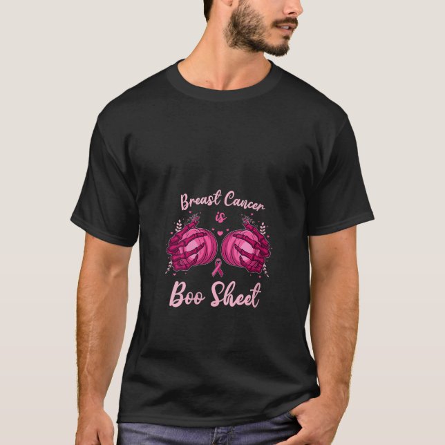 Brustkrebs ist das Bootblatt V Neck T Shirt (Vorderseite)