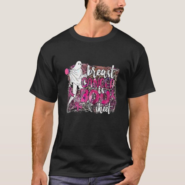 Brustkrebs ist ein boomfähiges Halloween-Brustkreb T-Shirt (Vorderseite)