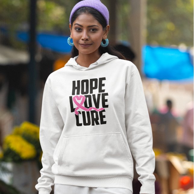 Brustkrebs-Krieger rosa Ribbon Überlebenschance kä Hoodie (Von Creator hochgeladen)